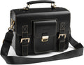 Cwatcun 3-in-1 Retro Camera Bag, PU Leather Camera Crossbody/Backpack/Case