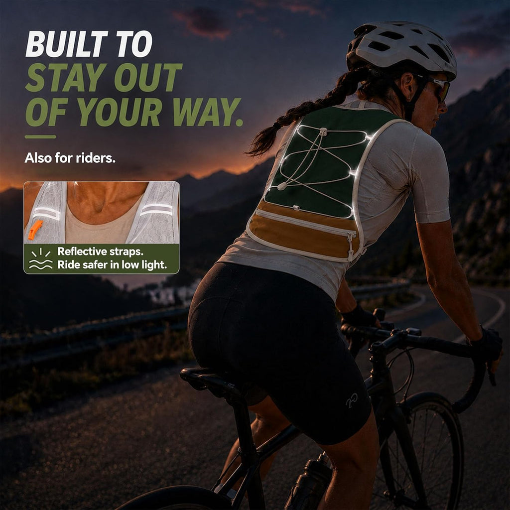 Running Vest with 2L Hydration Bladder Lightweight Pack