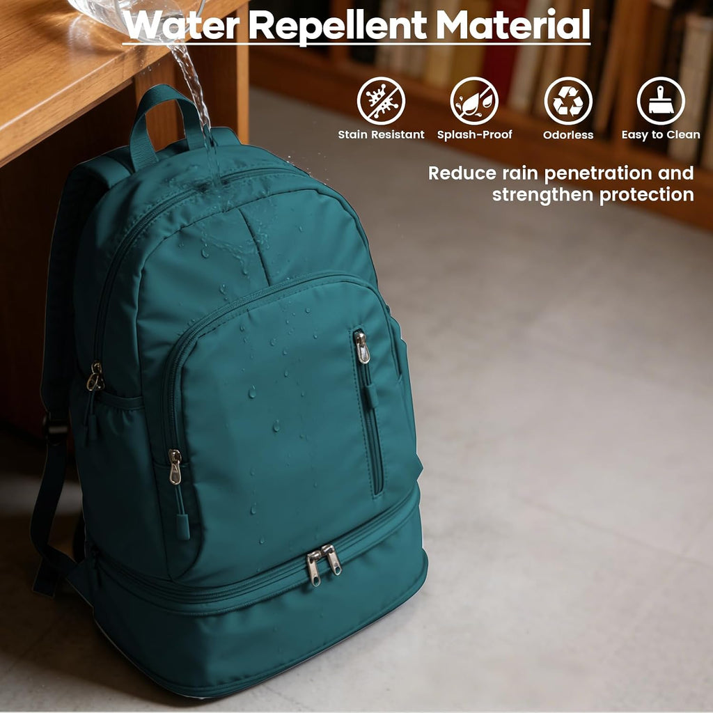Gym Backpack for Women, Dance Volleyball Backpacks With Shoe Compartment