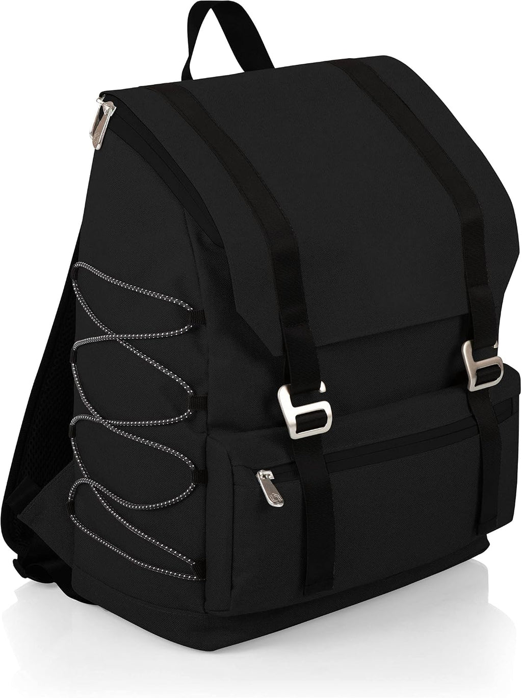 Picnic TIME OTG Traverse Backpack Cooler, Modern Backpack Cooler with 28-Can Capacity, Fully Insulated Outdoor Bag with Water Resistant Interior, Pockets, Straps, and Bottle Opener, (Black)