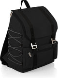 Picnic TIME OTG Traverse Backpack Cooler, Modern Backpack Cooler with 28-Can Capacity, Fully Insulated Outdoor Bag with Water Resistant Interior, Pockets, Straps, and Bottle Opener, (Black)