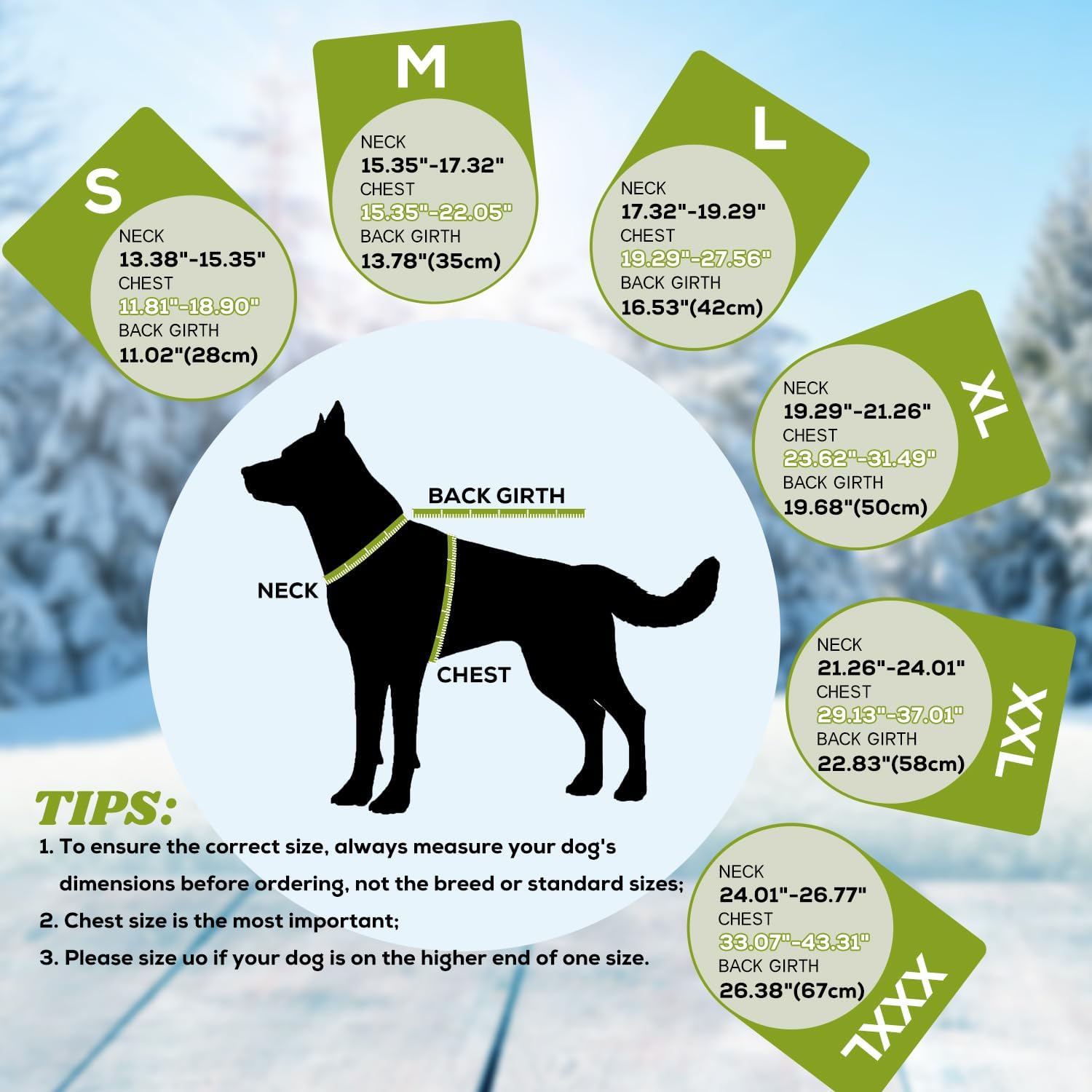 EMUST Dog Winter Coat, Waterproof Fleece Dog Jacket Winter for Small Dogs