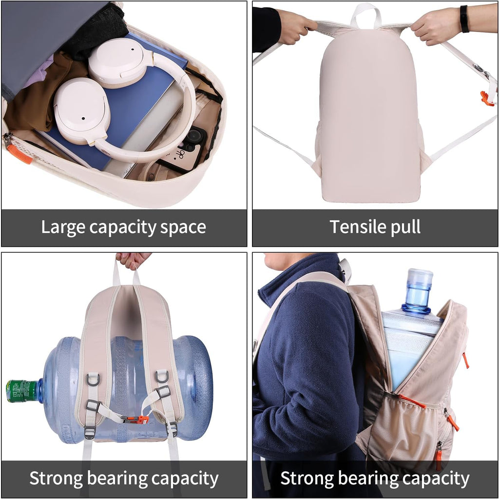 FENGDONG 35L Lightweight Foldable Waterproof Packable Travel Small Hiking Backpack Daypack for men women
