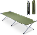 Outvita 25" Wide Folding Camping Cot with Carry Bag for Adults Outdoor