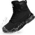 FENLERN Women's Waterproof Hiking Boots, Lightweight Non-Slip Trekking Boots with Side Zipper, Comfortable Cushion Support Outdoor Backpacking Camping Trail Shoes