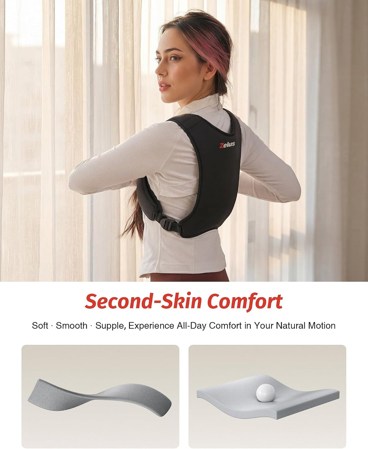 Zelus Weighted Vest for Women Men, Washable Z-Fit Weighted Vest 5/10/15lb