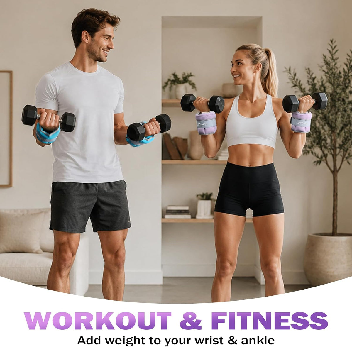 Aquatic Ankle Weights Adjustable Wrist Weights 3lb Each Water Weights