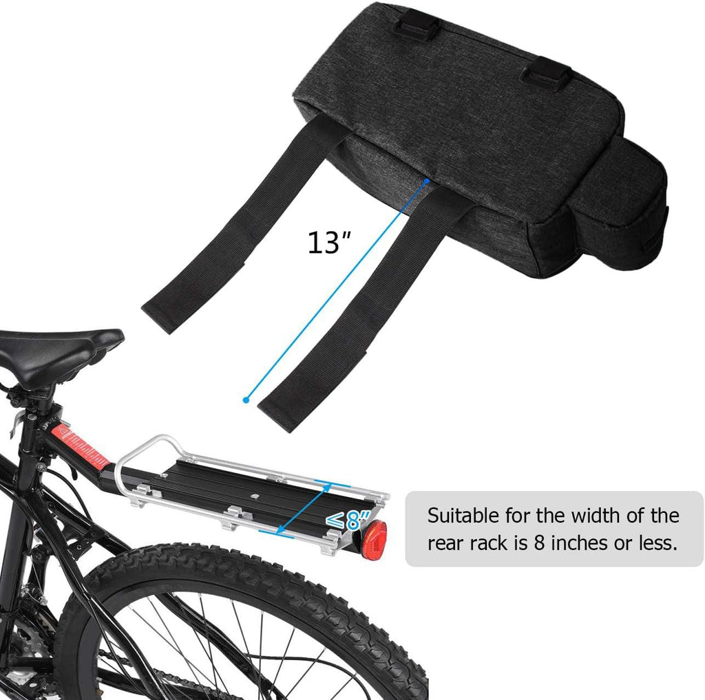 RAYMACE Bike Rear Rack Bag, Bike Trunk Cooler Bag