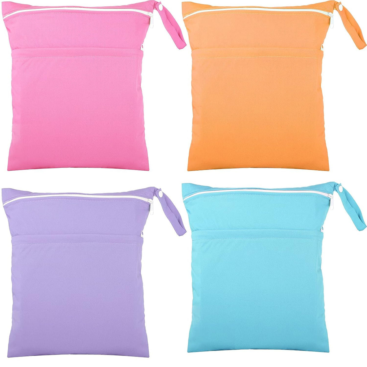 Shappy 4 Pcs Wet Dry Bags, Gray, Green, Black, Yellow