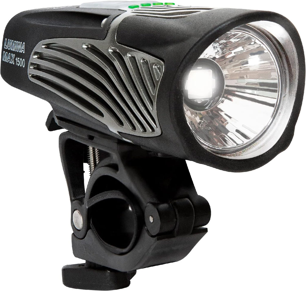 NiteRider Lumina Max 1500/2000/2500 Bike Light | USB-C Rechargeable LED Headlight with Wireless Control, 8 Lighting Modes, 8-Step Fuel Gauge, IP64 Waterproof | Road Cycling, MTB, e-Bike
