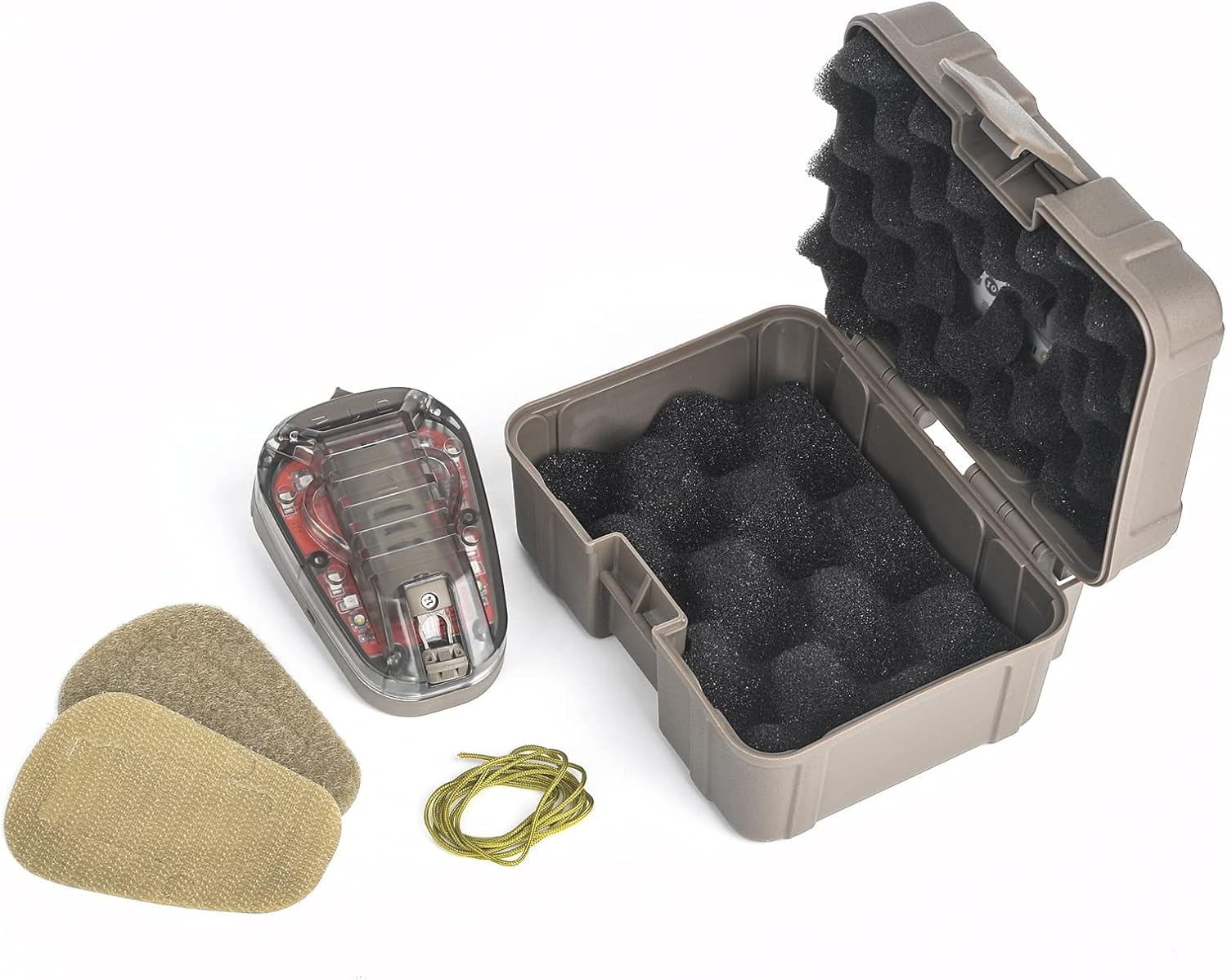 NOBUHIRO 4 Modes Tactical Helmet Light with Visible LED+IR Constant/Strobe