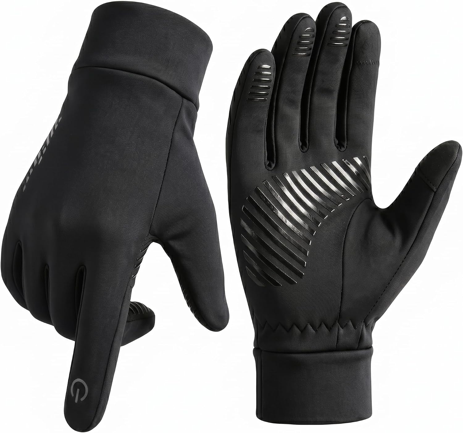 Winter Gloves Men Women: Soft Thermal Touch Screen Running Gloves