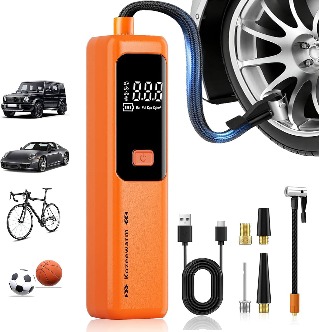 Tire Inflator Portable Air Compressor for Car, Motocycle, Bike Inflatables