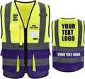 A-SAFETY High Visibility Reflective Safety Vest Customize Logo (XS-8XL)