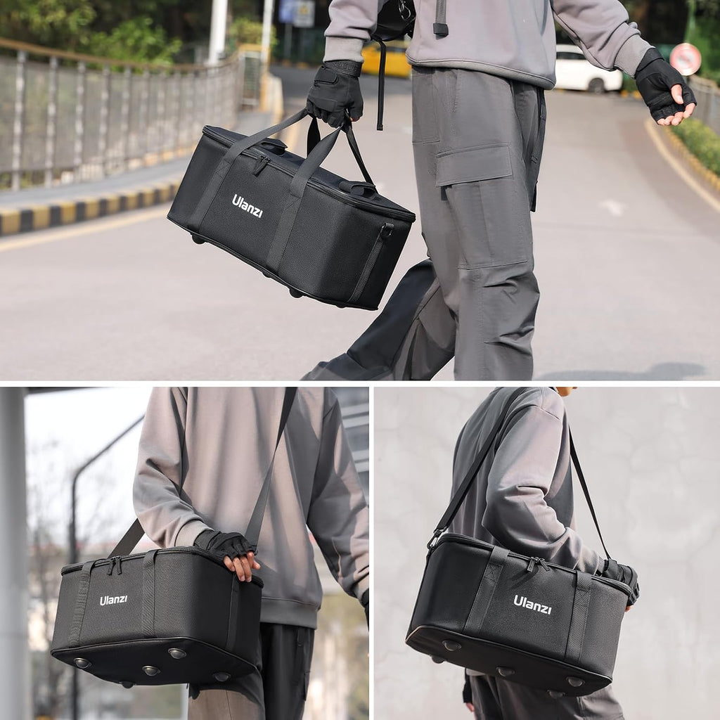 ULANZI Carrying Bag with Movable Foam Padded for Studio Light, Light Stands
