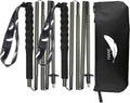 2pc High Strength 5-Section Foldable Carbon Fiber Trekking Poles - 115g/125g/130g, Compact Hiking Staff for Men & Women, Ideal for Hiking, Trekking, Mountaineering & Backpacking