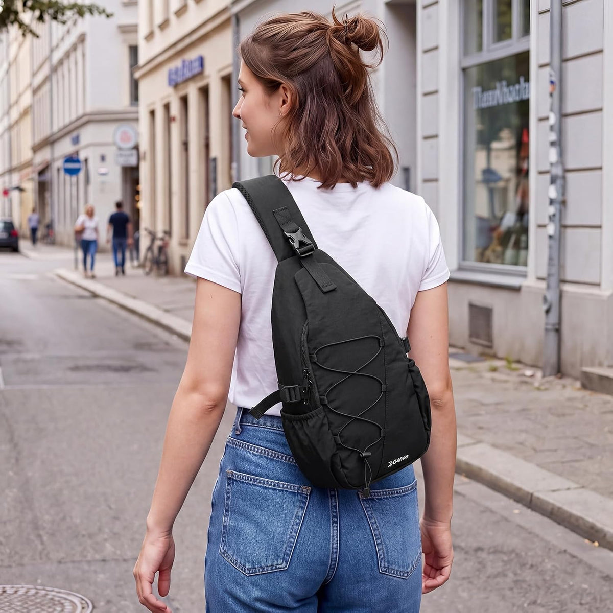 G4Free RFID Blocking Sling Bag for Men Women, Crossbody Bags Hiking Travel