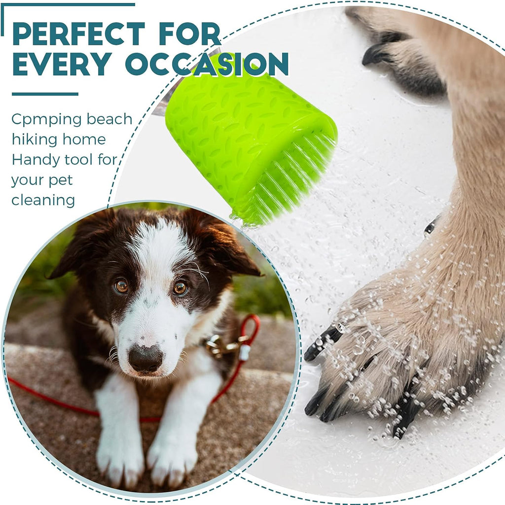 Remerry Bottle Shower Attachment for Dogs,Sky Blue, Light Green, Orange