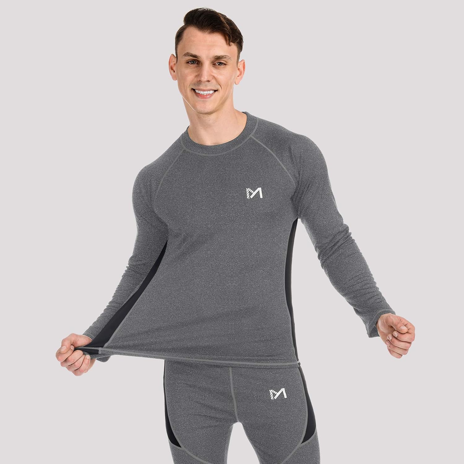 MEETYOO mens Men's Thermal Underwear Set Sport Long Johns Base Layer