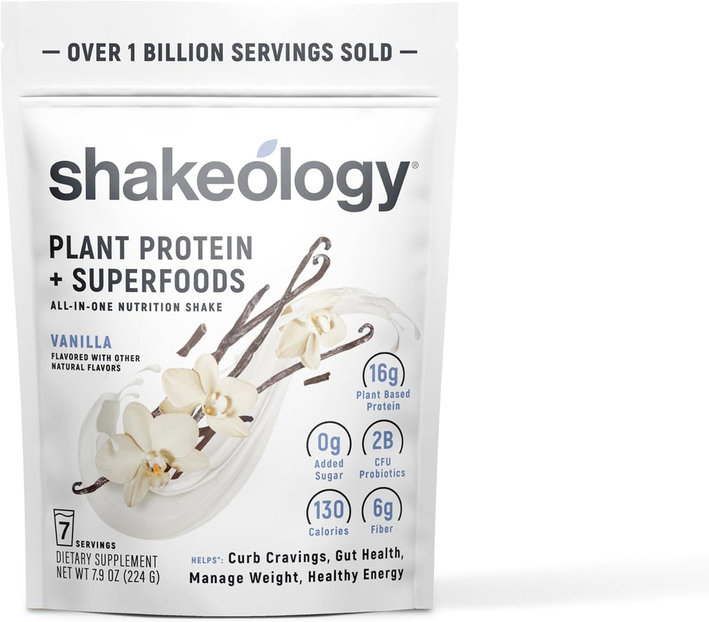 Shakeology 0g Added Sugar Plant Based Protein Powder - Vanilla, 30 Servings
