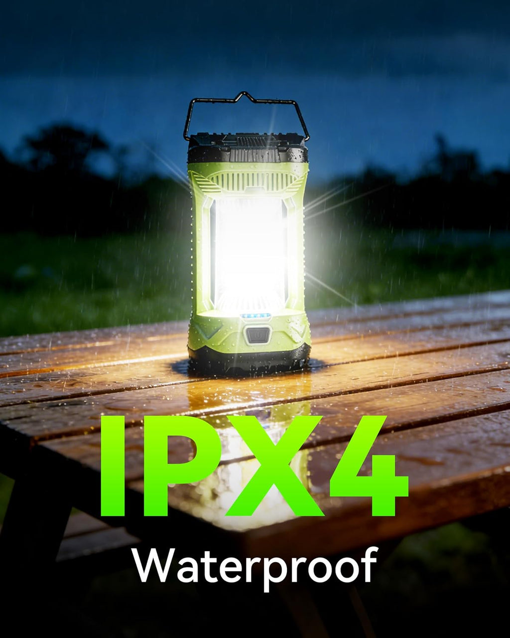 AlpsWolf Rechargeable Camping Lantern, 4000LM Emergency Camping Tent Light