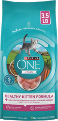 Purina ONE High Protein Natural Kitten Dry Cat Food, 3.5 lb Bag