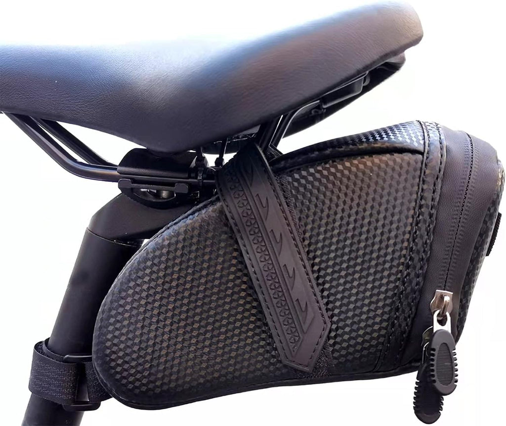 Large Capacity Bike Bicycle Under Seat Wedge Saddle Tail Bag