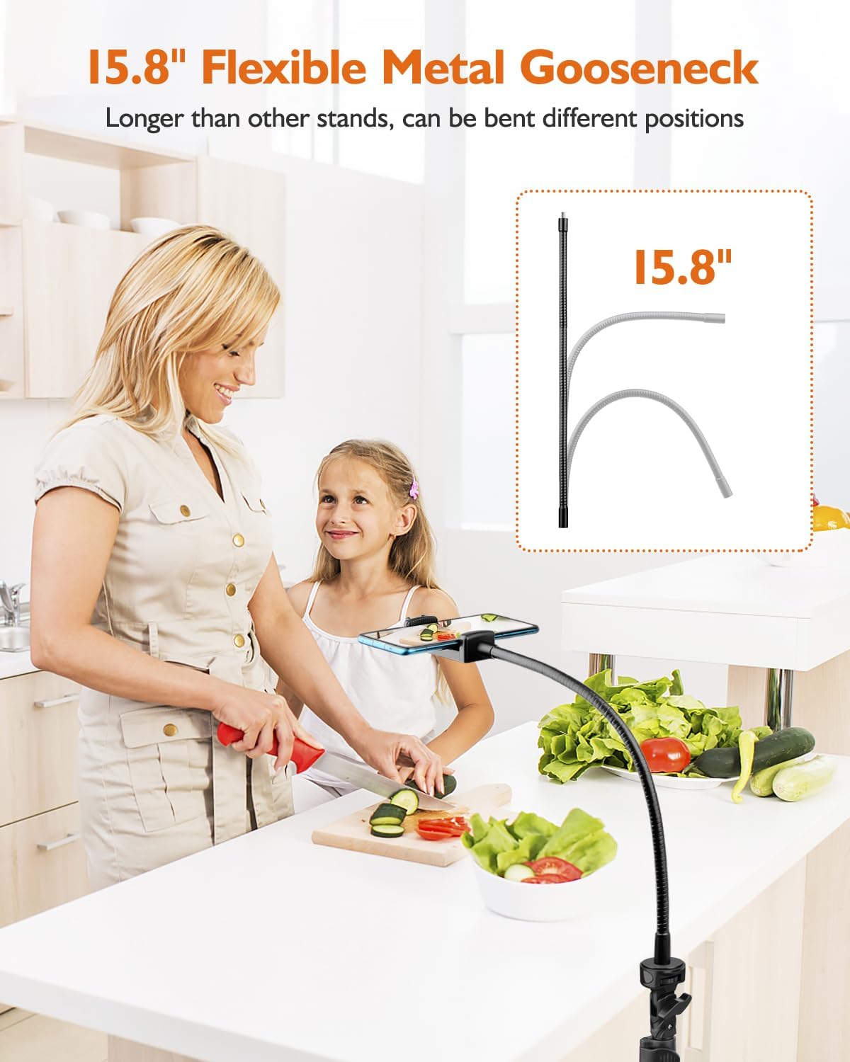 Victiv Phone Tripod, 85" Tall Tripod for iPhone with Remote & Phone Holder