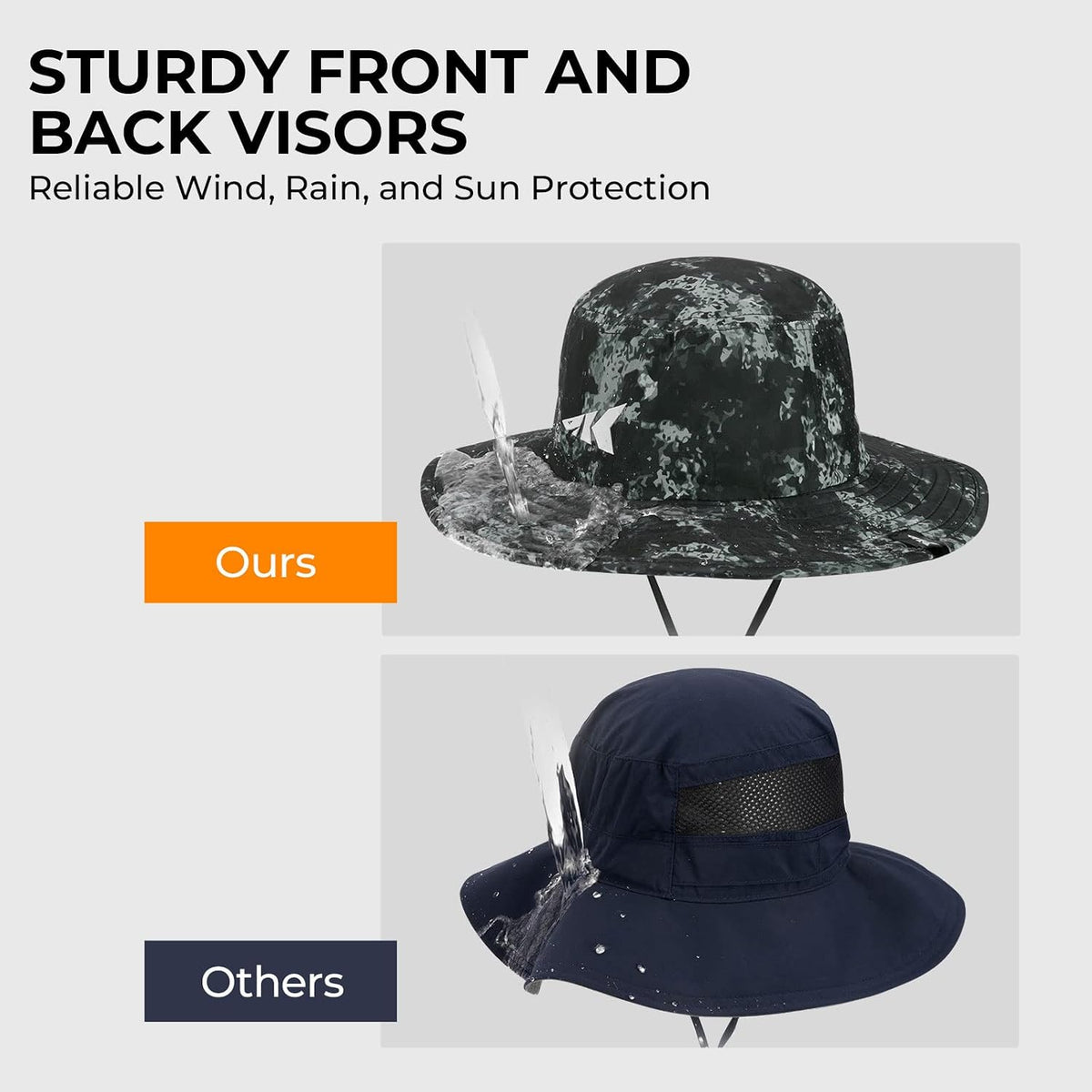 KastKing Sol Armis UPF 50 Boonie Hat for Sun Protection,Men Women
