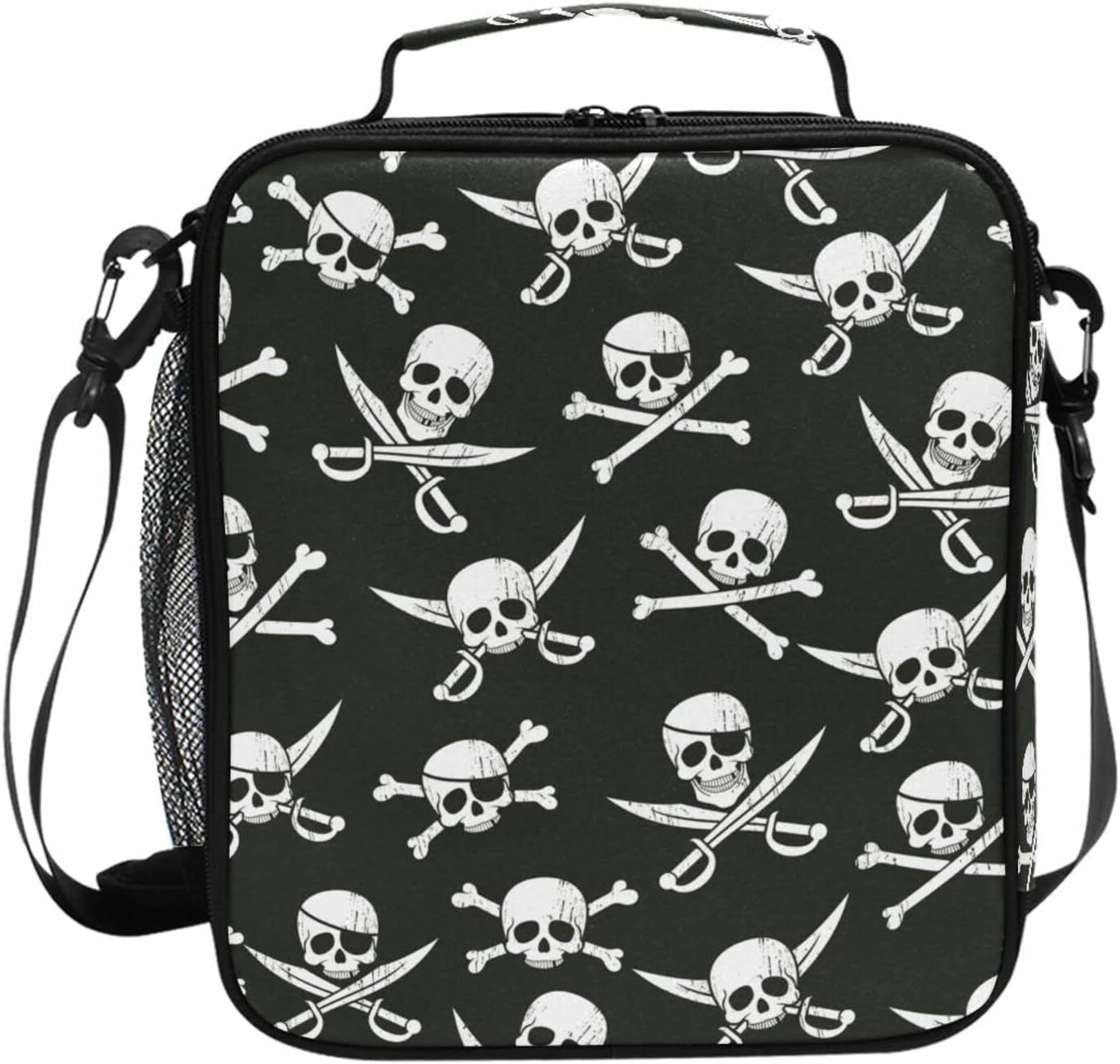 Hockey Lunch Box Insulated Lunch Bag Cooler Tote Bag