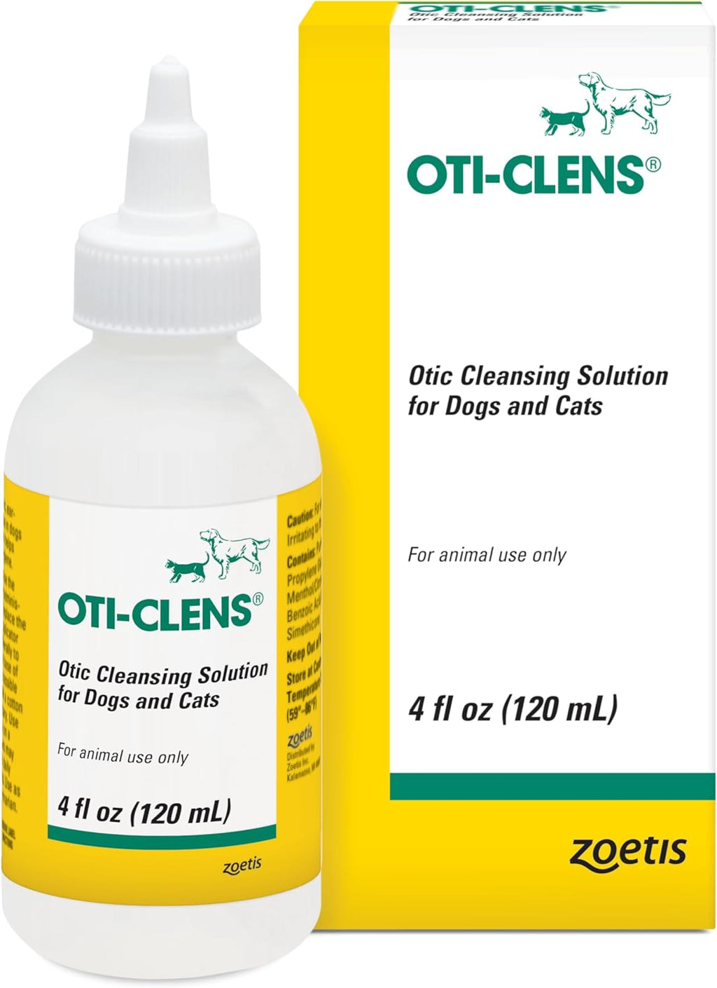 Oti-Clens Ear Cleansing Solution for Dogs & Cats, 4 oz