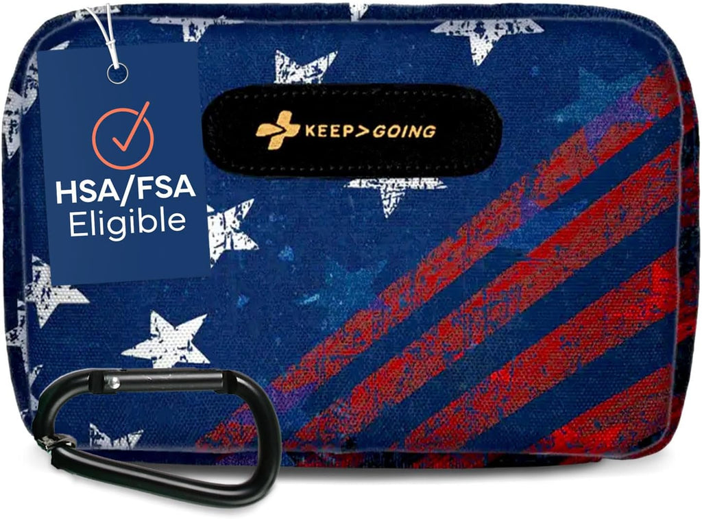 KeepGoing Travel First Aid Kit - TSA-Approved Travel Size