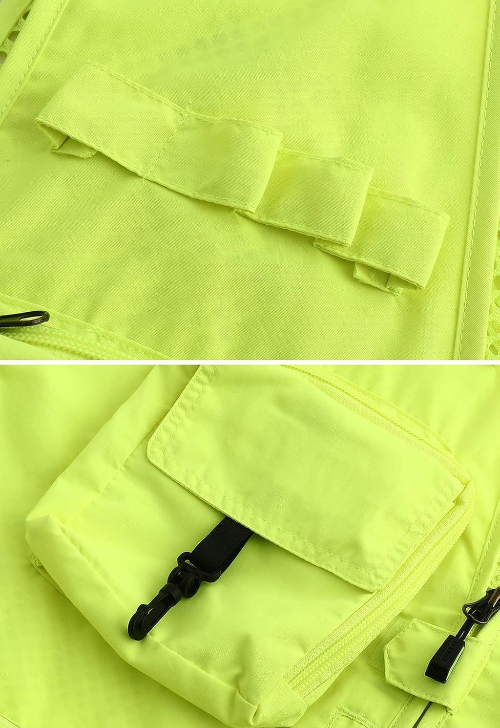 Hbufnha Outdoor Fishing Hunting Vest Multi Pockets Work Cargo Jacket