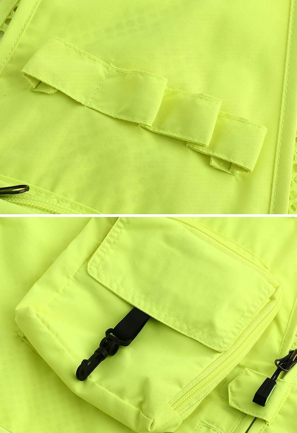 Hbufnha Outdoor Fishing Hunting Vest Multi Pockets Work Cargo Jacket