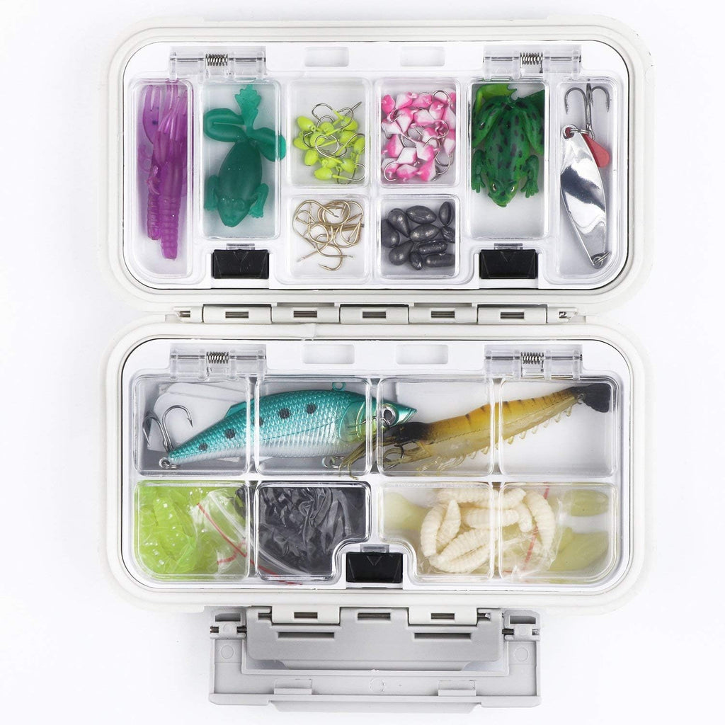 Fishing Lure Boxes, Waterproof Portable Tackle Box Organizer With Storing Tackle Set Plastic Storage - Mini Utility Lures Fishing Box, Small Organizer Box