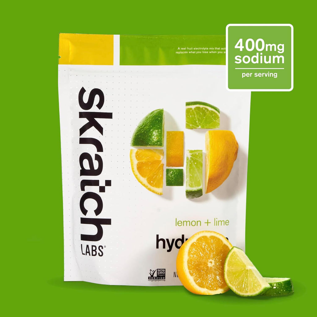 Skratch Labs Hydration Sports Drink Mix, Lemon Lime, 20 Servings