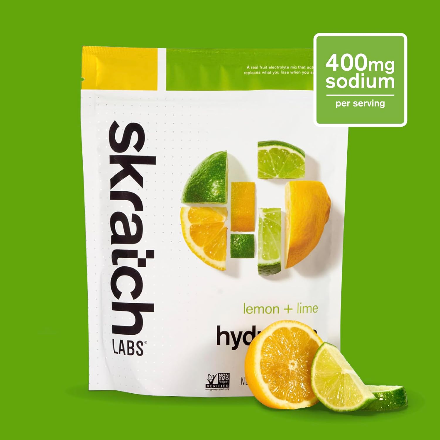 Skratch Labs Hydration Sports Drink Mix, Lemon Lime, 20 Servings