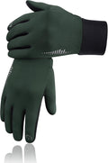 SIMARI Winter Gloves for Women Men - Cold Weather Thermal Touch Screen Ski Snow Glove Liners, Non-Slip Palm & Warm Fleece Lined, for Running Cycling Driving Hiking Walking Sports Outdoor Texting Work
