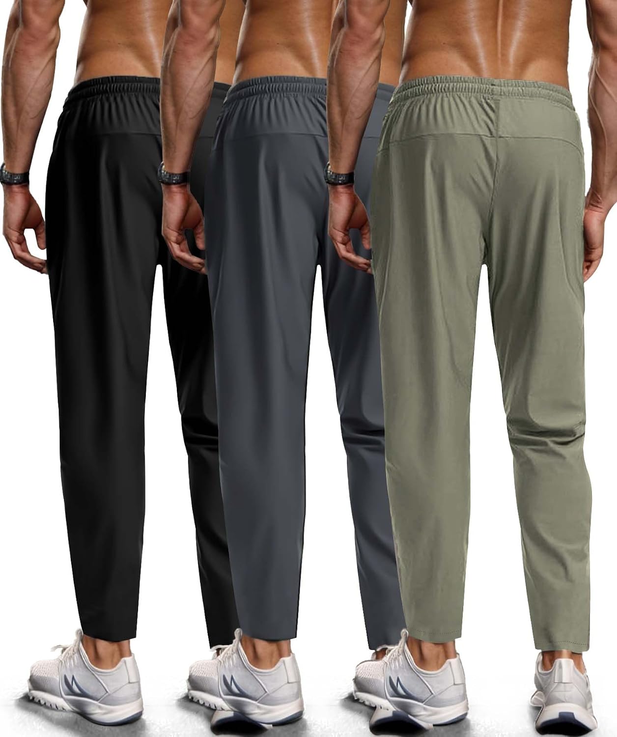 Hidkat Men's Hiking Pants Quick-Dry Lightweight Sweatpants