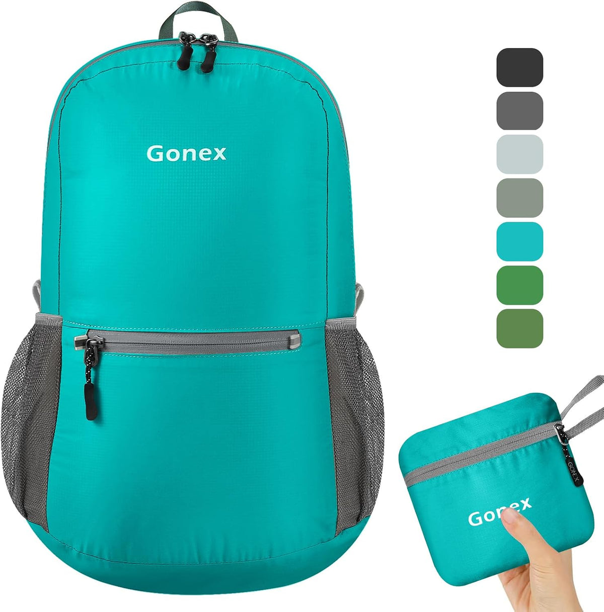 Gonex Packable Daypack Backpack 20L Lightweight Foldable Travel Bag