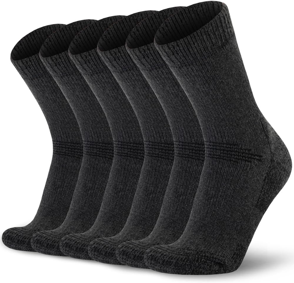 Time May Tell Merino Wool Hiking Boot Socks Cushioned Warm Outdoor Socks