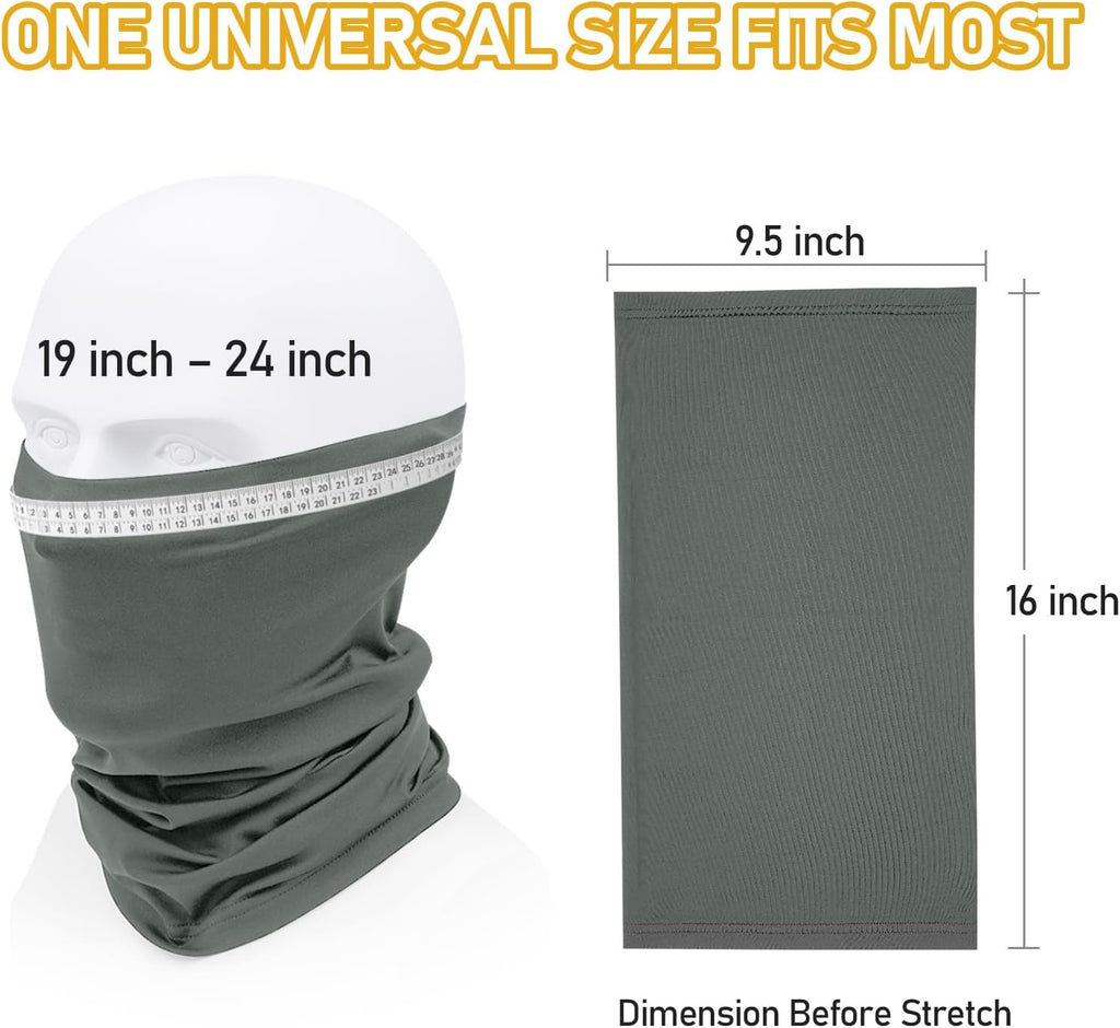 TICONN Neck Gaiter for Men Women, Cooling Bandana Face Mask Cover Gator