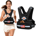Weighted Vest Woman & Men, 6-10lb/8-20lb/8-30lb Adjustable weighted Vest With Pockets & Reflective Strips for Walking, Running, Hiking,Rucking, Workout, Strength Training