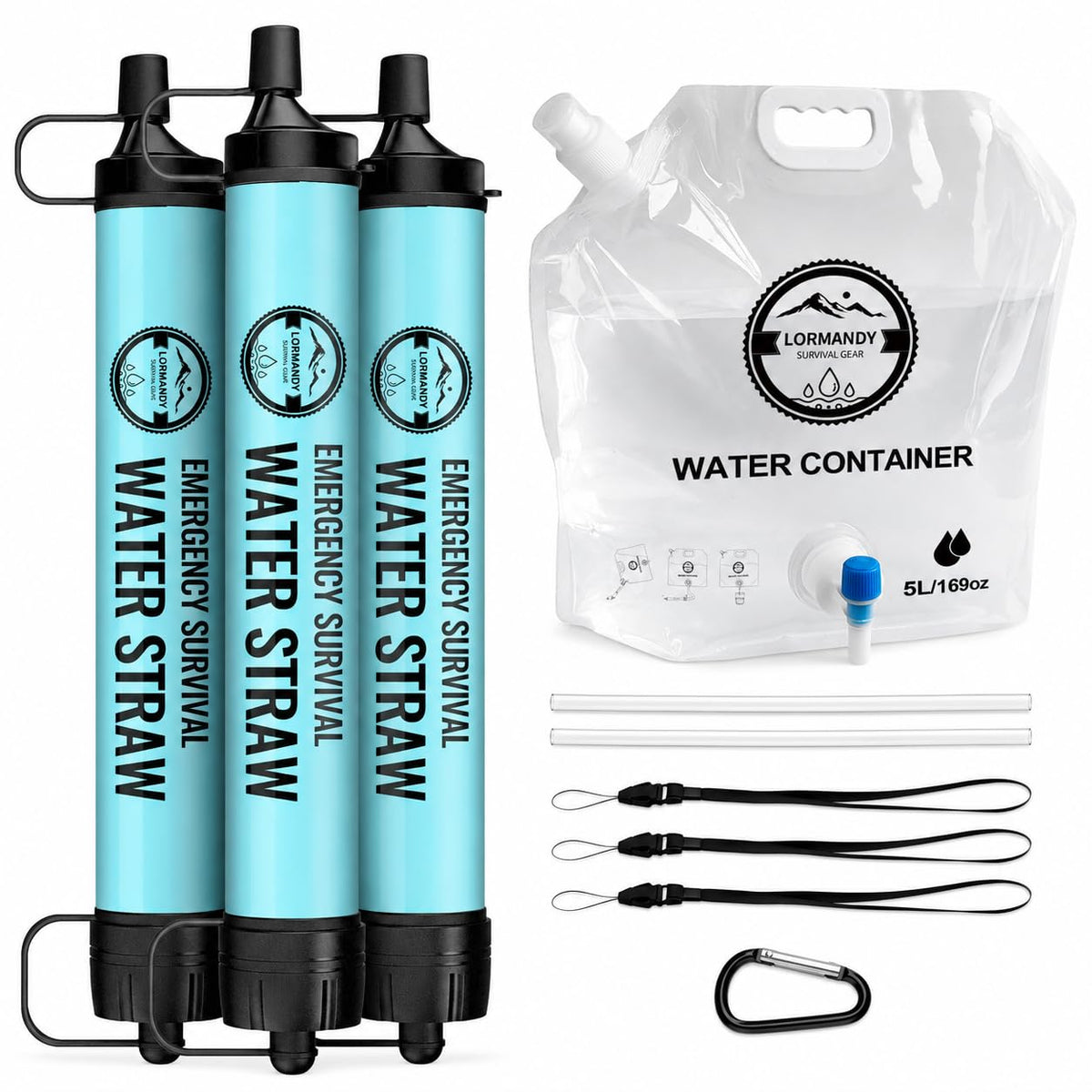 Ultralight Portable Water Filter Straw