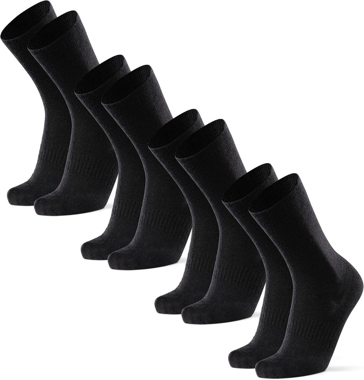 DANISH ENDURANCE Hiking Liner Socks, 2 & 4-Pack