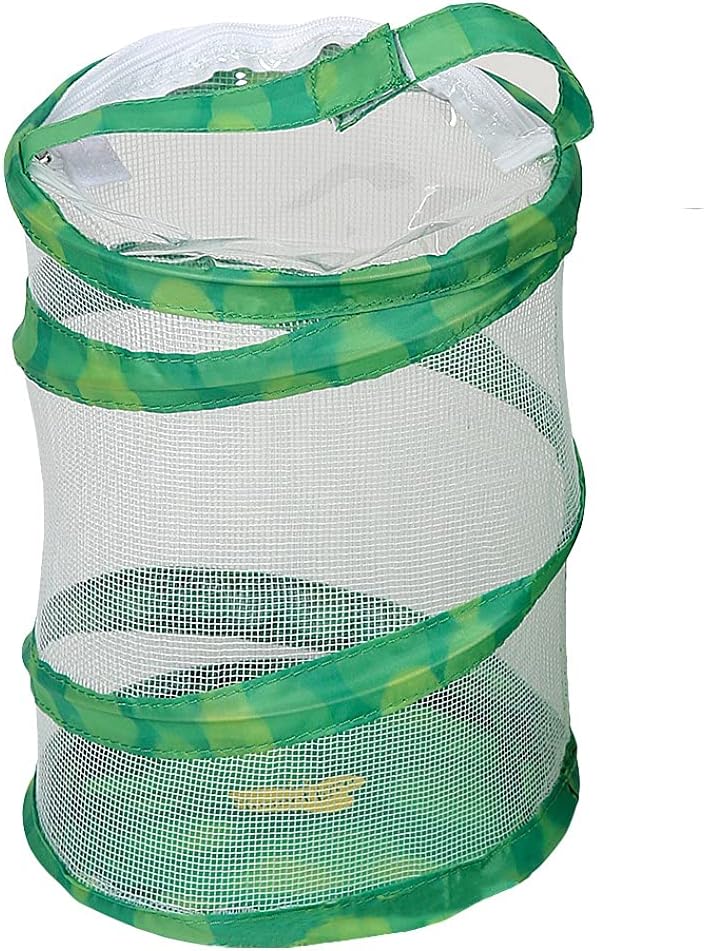 Insect Lore Butterfly Garden Habitat - Washable, Reusable, Folds Flat - Medium 12 Inch Butterfly Growing Habitat