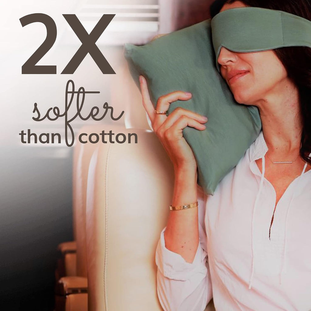 Happyluxe Travel Pillow for Airplanes | USA Made Small Pillows for Sleeping