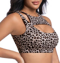 Betaven Push up Sports Bra for Women Sexy Hollow Crop Tops with Removable Cups Workout Fitness Yoga Bra Medium Support