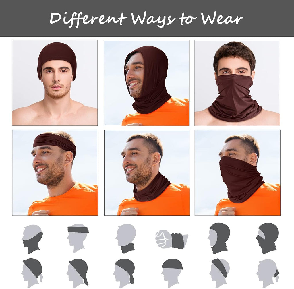 Geyoga Neck Gaiter Cooling Face Bandana Mask for Men