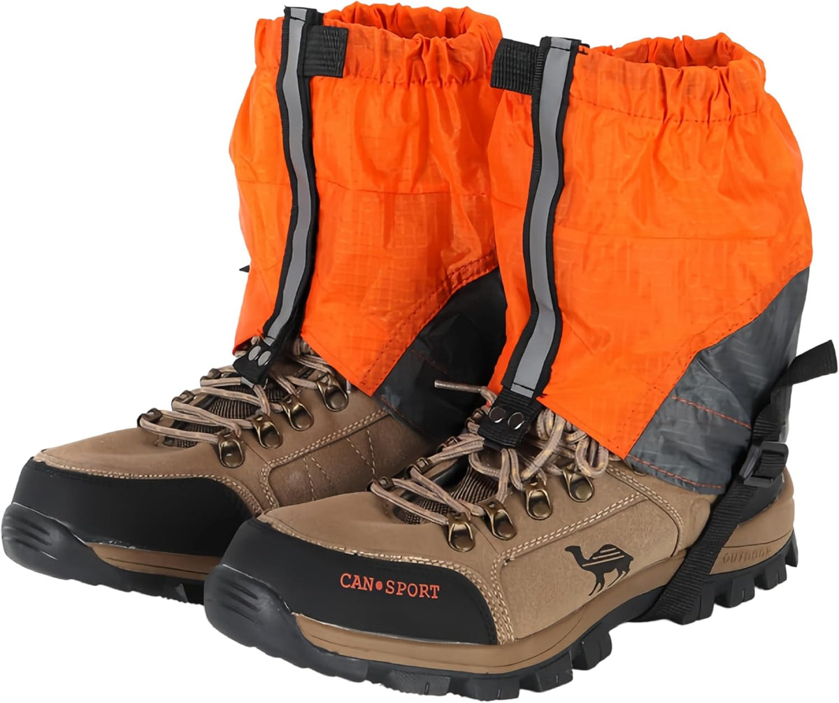 Ankle Gaiters, Lightweight Waterproof Trail Gaiters, Hiking Gaiters for Camping, Desert Trekking, Trail Running, Sandproof Snowproof Leg Gaiters for Men Women